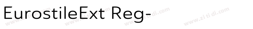 EurostileExt Reg字体转换
